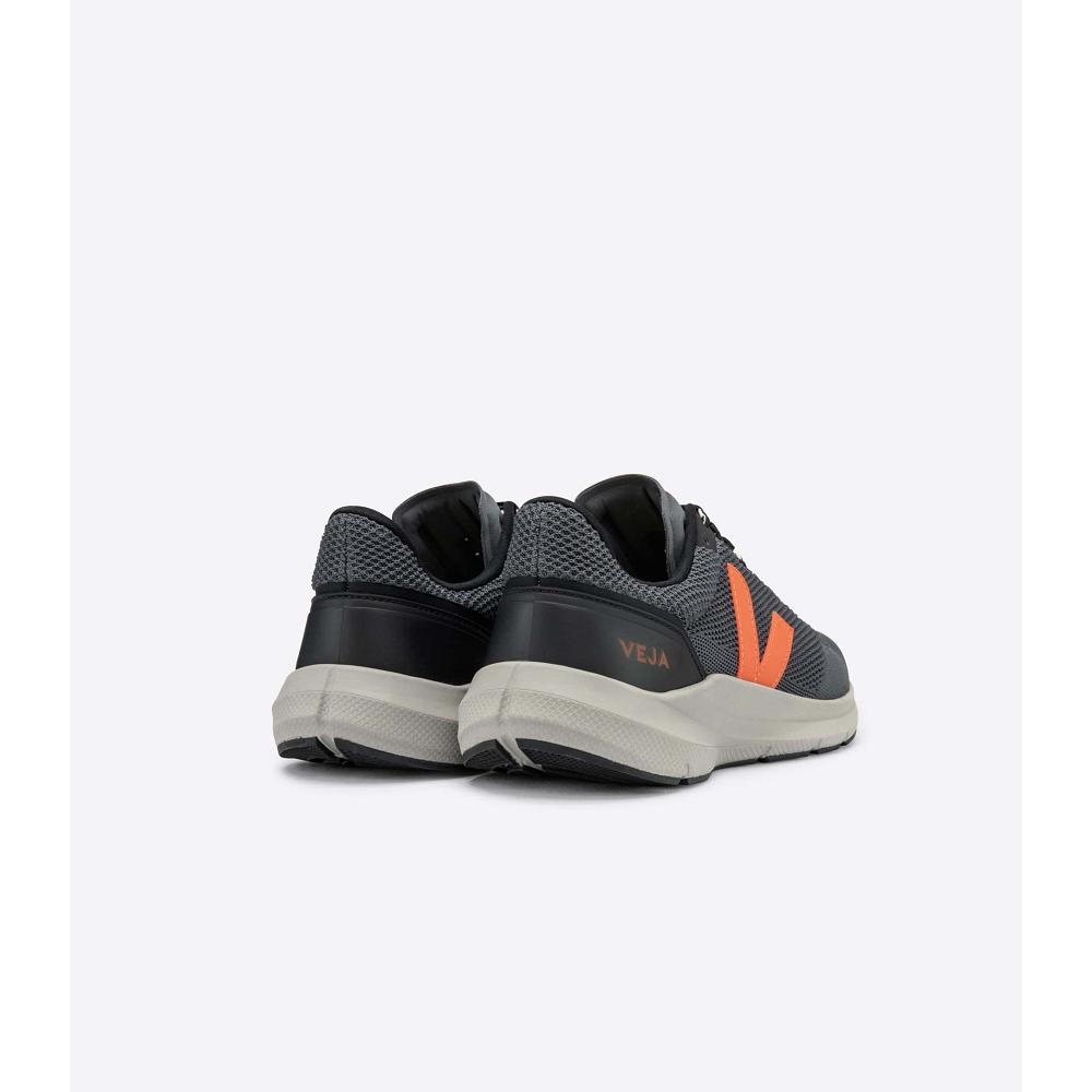 Men's Veja MARLIN LT V KNIT Running Shoes Orange/Black | ZA 148XYU